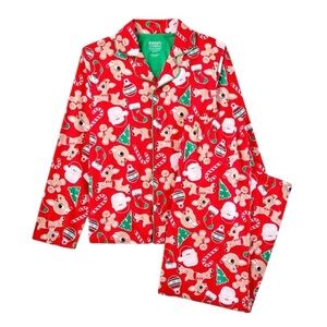 Rudolph The Red Nosed Reindeer Kids Pajama 2 Piece Set - Size XS (4-5) NWT